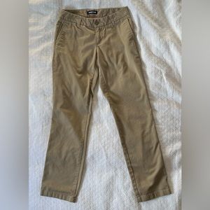 LANDS END Like New Cotton/Poly Khaki Pants Size 1